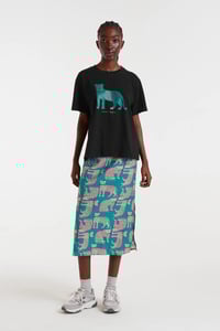 Image 3 of CAMISETA ALGODÓN  PRINT LEOPARDO