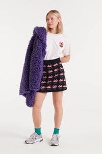 Image 5 of CAMISETA ALGODÓN CON BORDADO FLORAL