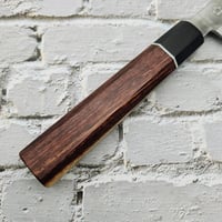 Image 5 of Petty knife with amara ebony Wa handle