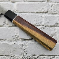 Image 4 of Petty knife with amara ebony Wa handle