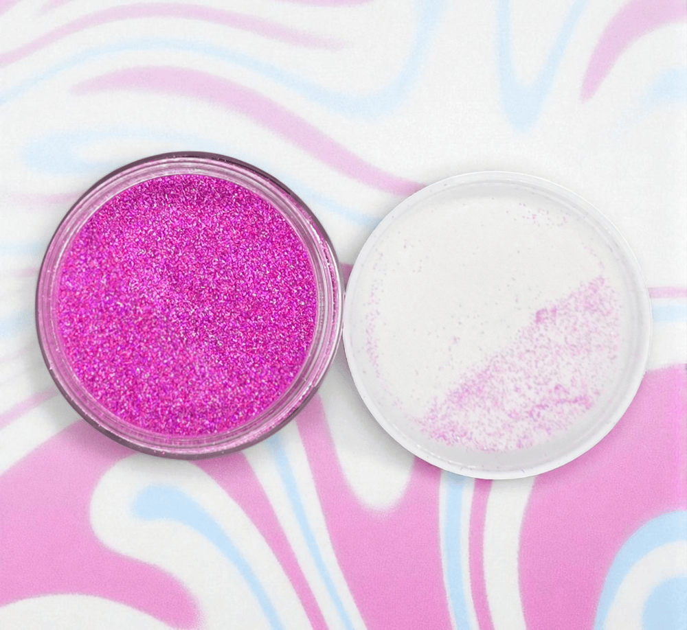 Image of Glitter Dust|DIY Glitter|Ultra Fine Glitter Dust|Psychedelic Pink Swirl|Pink Glitter|Groovy Glitter 
