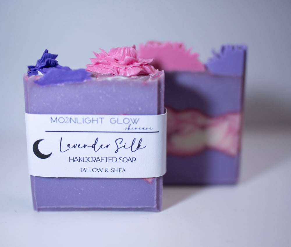 Image of Lavender Silk Artisan Soap