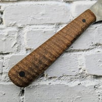 Image 3 of Gyuto with curly mango handle