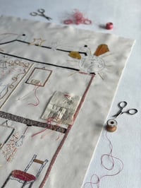 Image 3 of House Embroidery Template