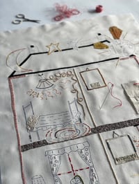 Image 4 of House Embroidery Template