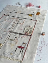 Image 6 of House Embroidery Template