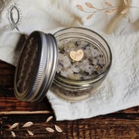 Image 5 of Raw Honey + Epsom Salt BODY SCRUB w/Wooden Spoon 