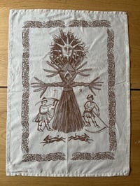 Image 1 of Harvest tea towel/ wall hanging 