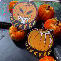 Image 2 of Pumpkins and Cream - Large Vinyl Stickers