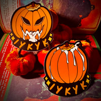 Image 1 of Pumpkins and Cream - Large Vinyl Stickers