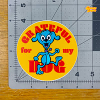 Image 4 of Grateful for My Dog Vinyl Sticker