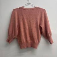 Image 5 of angora crochet cardigan 