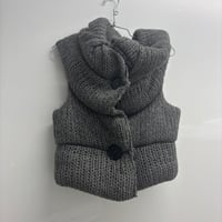 Image 3 of chunky knit vest 