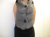 Image 1 of chunky knit vest 
