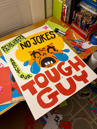 Image 2 of Remember! No Jokes About Our Tough Guy Sticker