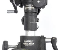 Image 2 of Majestic 3300 heavy duty tripod geared column + model 1200 geared head #1279