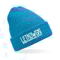 Beanie #seltensogelacht (ocean petrol)