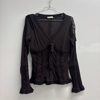 Image 1 of shirt passion knit+mesh 