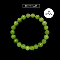 Image 1 of Green Jade Energy Bracelet