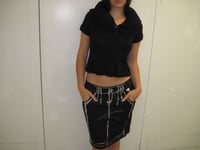 Image 2 of pianura trompe l'oeil skirt