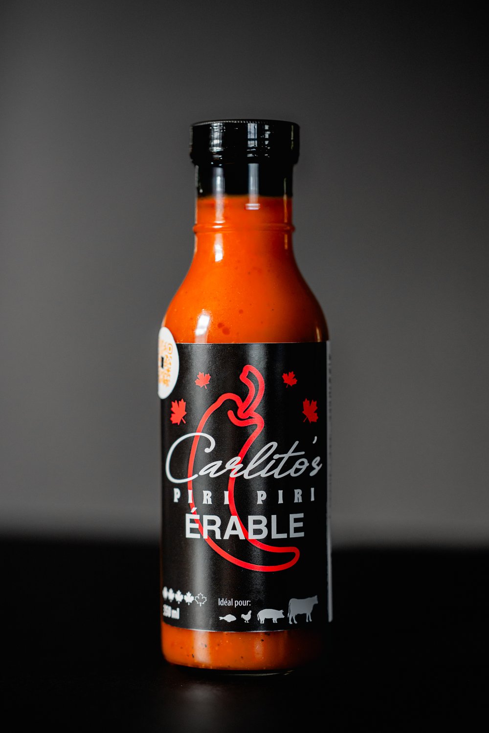 Image of  Sauce Carlito’s Piri Piri à l’Érable – Authentique & Douceur locale.