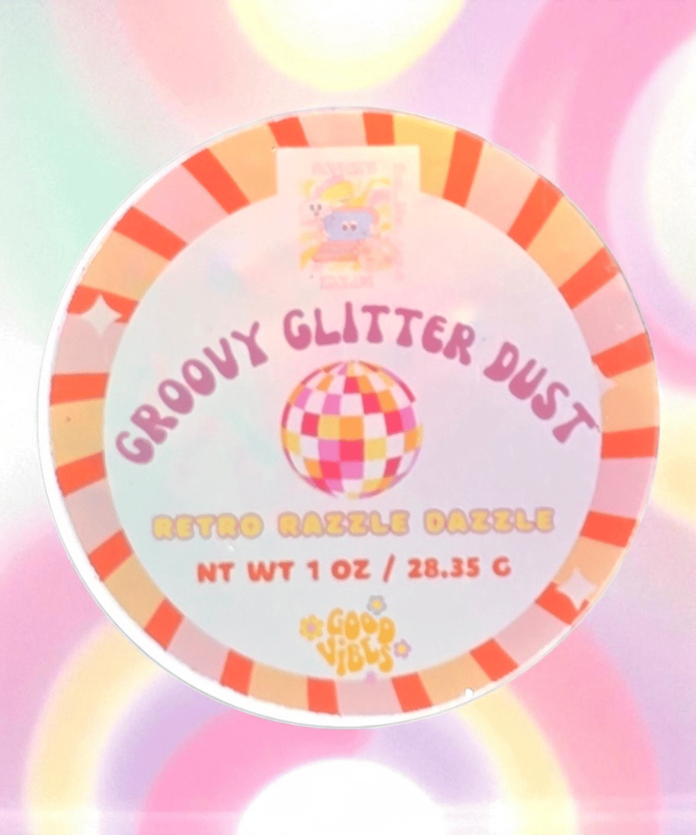 Image of Glitter Dust|DIY Glitter|UltraFine Glitter Dust|Retro Razzle Dazzle|Rose Gold Glitter|Groovy Glitter