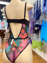 Image 4 of  Floral Teddy with Removable Garters