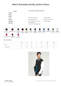 Image 2 of Nika’s Everyday Varsity Jacket Unisex