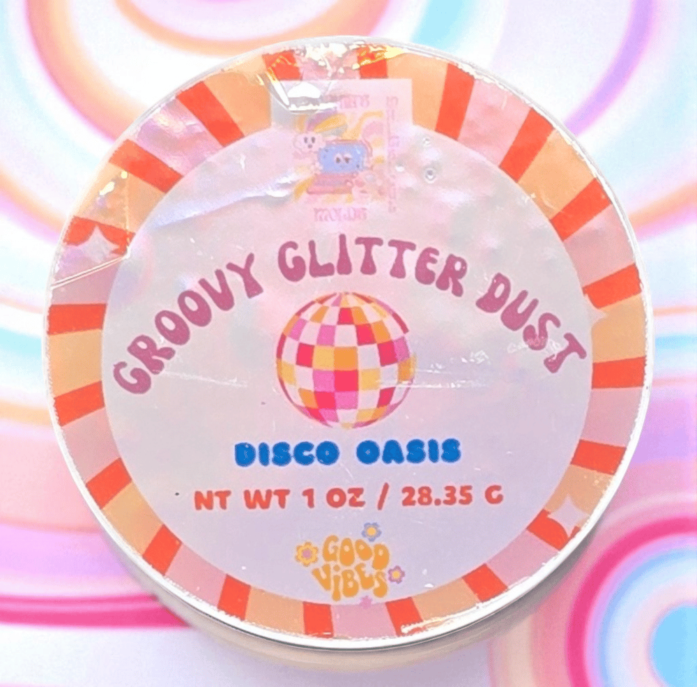 Image of Glitter Dust|DIY Glitter|Ultra Fine Glitter Dust|Disco Oasis|Teal Blue Glitter|Groovy Glitter