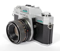 Image 3 of Yashica FX-2 35mm SLR Film Camera with 50mm F1.9 + 135mm F2.8 lens #1308 TESTED