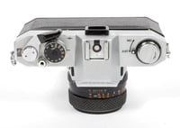 Image 7 of Yashica FX-2 35mm SLR Film Camera with 50mm F1.9 + 135mm F2.8 lens #1308 TESTED