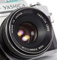 Image 9 of Yashica FX-2 35mm SLR Film Camera with 50mm F1.9 + 135mm F2.8 lens #1308 TESTED