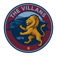 Image 1 of Aston Villa Fan Polo Shirt | New Style Villans Polo | Gift for Aston Villa Supporters 