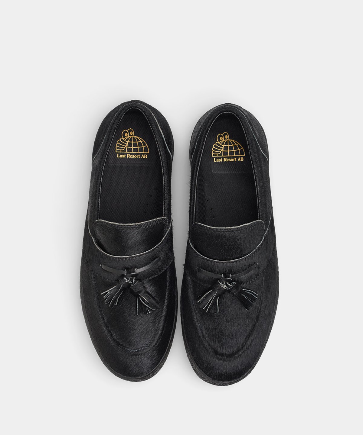 LAST RESORT AB_VM005 LOAFER (PONY HAIR) :::BLACK/BLACK::: | SILO