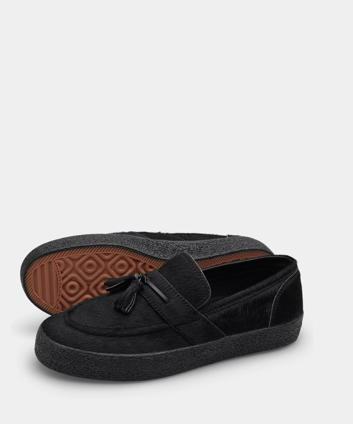 LAST RESORT AB_VM005 LOAFER (PONY HAIR) :::BLACK/BLACK::: | SILO