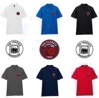 Image 2 of Burnley FC Fan Polo Shirt | The Clarets Red Rose Polo | Gift for Burnley FC Supporters 