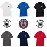 Image 2 of Burnley FC Fan Polo Shirt | The Clarets White Rose Polo | Gift for Burnley FC Supporters 