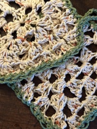 Image 2 of Farm House Style washcloth set, 100%cotton 3pc.