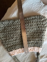 Image 5 of Crochet purse: Sage Green