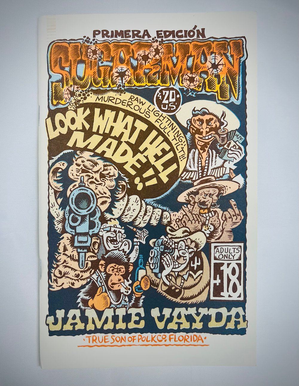 "SUGARMAN: PRIMERA EDICIÓN" RISOGRAPH COMIC BY JAMIE VAYDA