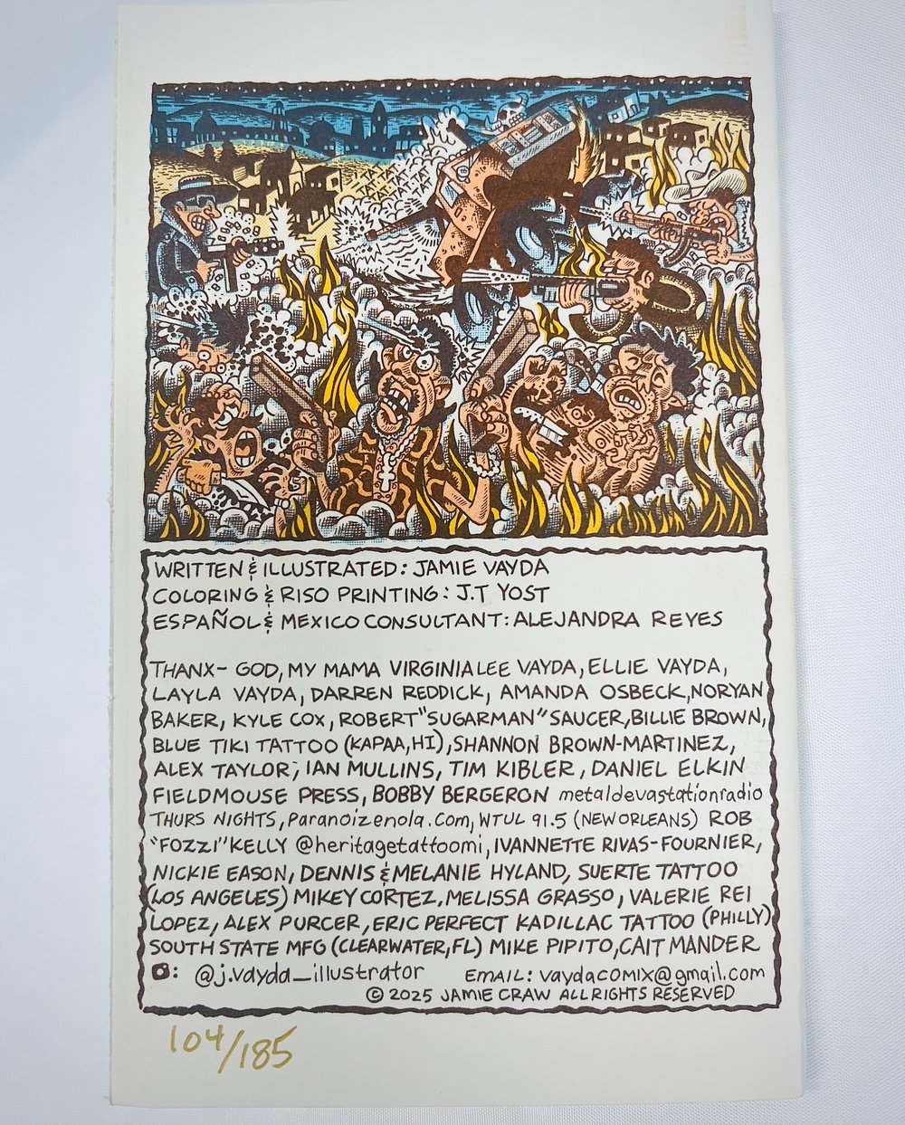 "SUGARMAN: PRIMERA EDICIÓN" RISOGRAPH COMIC BY JAMIE VAYDA