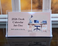 Image 1 of 2026 Monthly Inspiration Desk Calendar