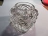 #221-CIVIL WAR SALE: UNUSUAL & VERY HEAVY FANCY GLASS INK WELL
