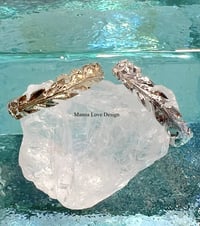 Image 1 of 14k solid gold 4mm maile Hawaiian ring 