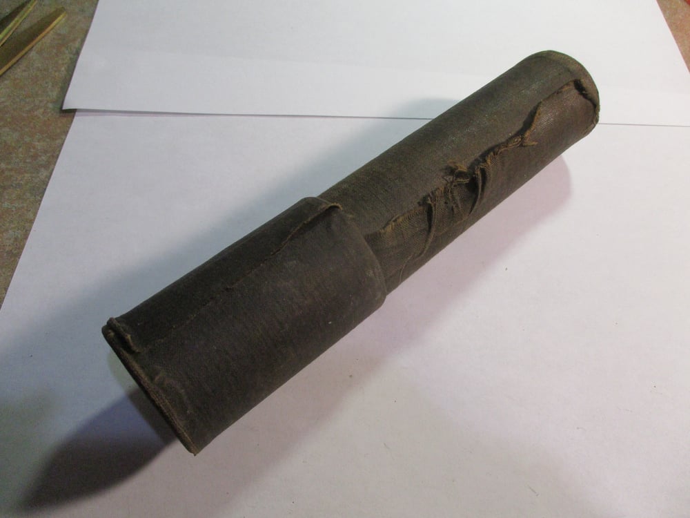 #218-CIVIL WAR SALE: RARE SOLDIER'S TELESCOPE IN ORIGINAL TWO-PART CASE