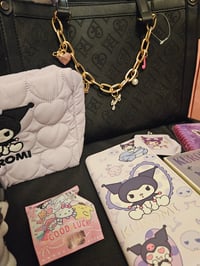 Image 1 of Angelas Custom RESERVED Juicy Couture Top Notch Tote Meets Kuromi Bundle 
