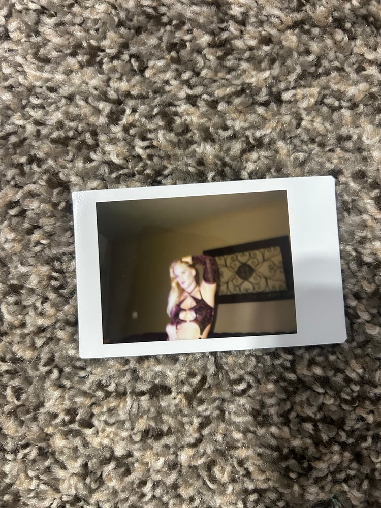 Image of ONE OF A KIND POLAROID - Purple Posed