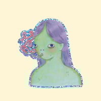 Image 1 of Lizard Girl Sticker