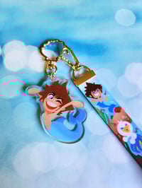 Image 1 of Worldforms Charm + Lanyard: Atlantica