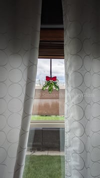 Image 1 of Holly Suncatcher - Red & Green 2